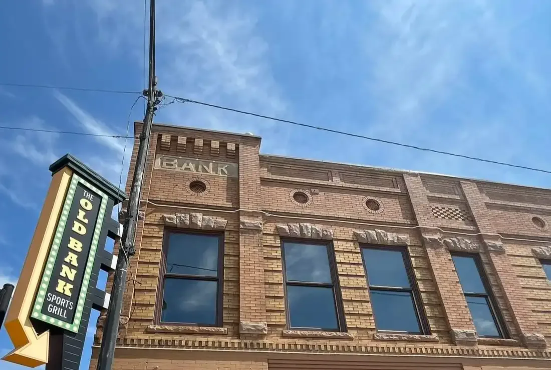Old Bank dining and entertainment venue in downtown Russellville